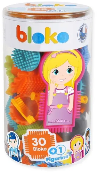 Boti Bloko Nopper - byggeklosser med figur, 31 deler.
