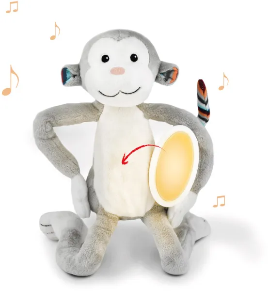 MAX kosedyr med nattlampe, ape