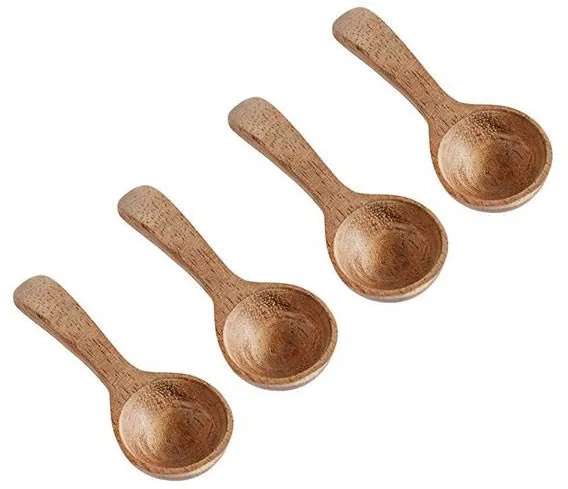 Muubs Salt skje 4 stk, naturlig - Teak