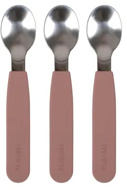 Filibabba Silikonskjeer 3-pakning - Rose